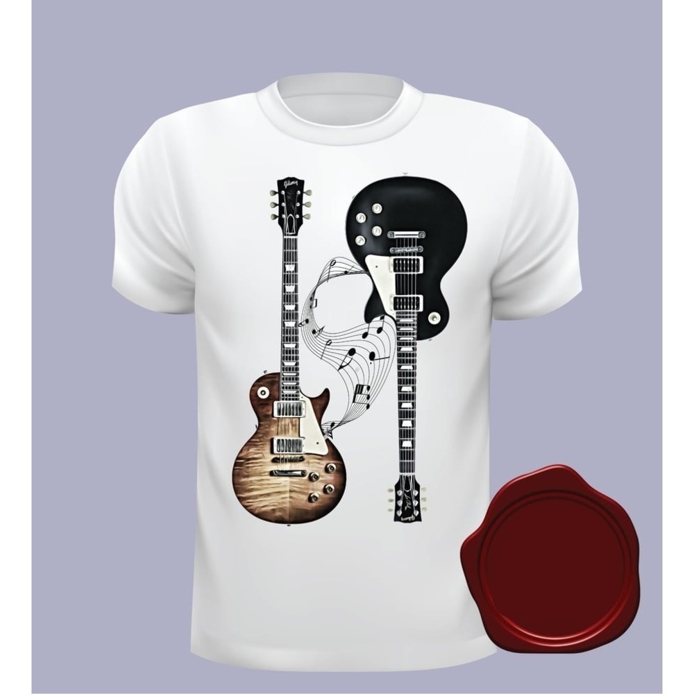 Gibson Les Paul T Shirt, Mens T Shirt